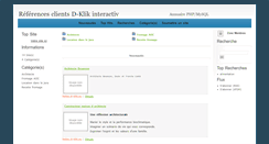 Desktop Screenshot of annuaire.d-klik.eu